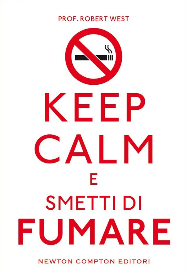 Buchcover für Keep calm e smetti di fumare