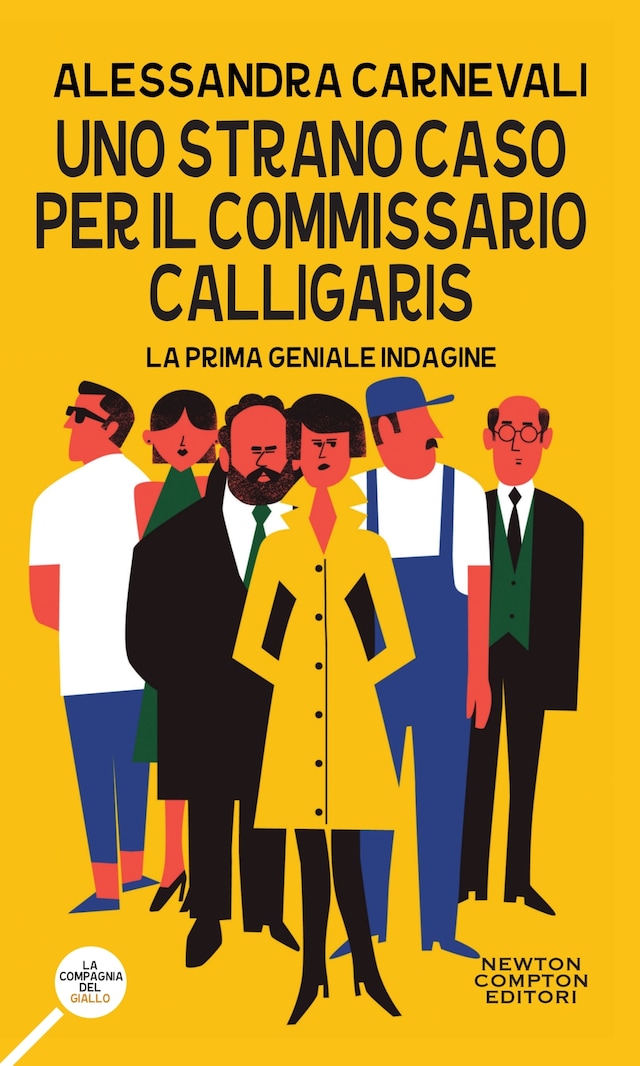 Book cover for Uno strano caso per il commissario Calligaris