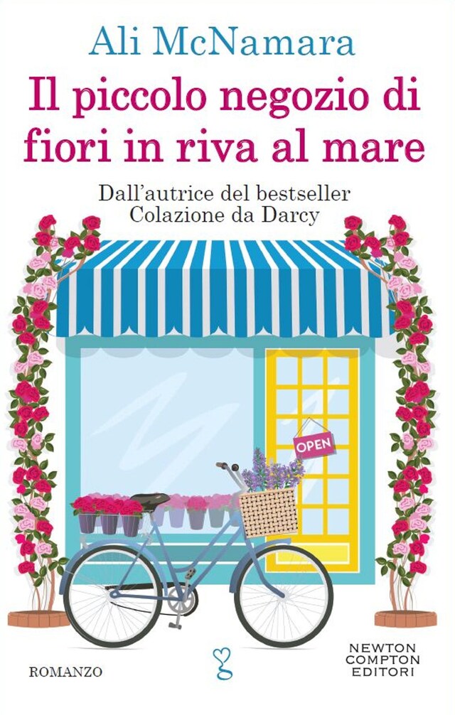 Copertina del libro per Il piccolo negozio di fiori in riva al mare