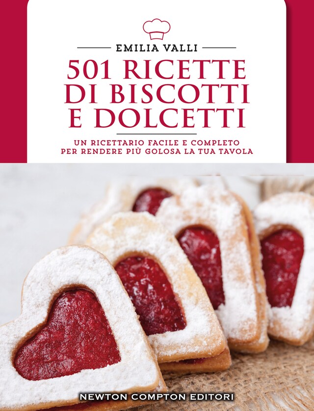 Copertina del libro per 501 ricette di biscotti e dolcetti