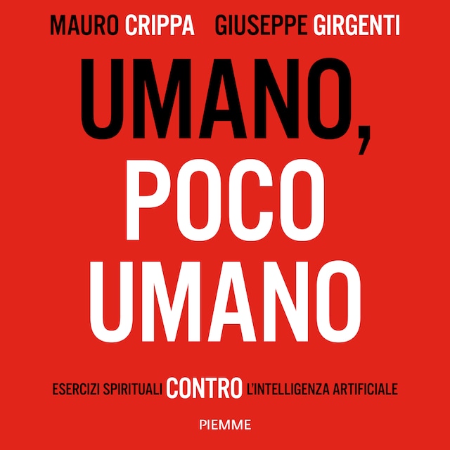 Book cover for Umano, poco umano