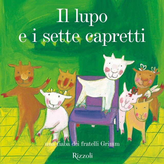 Buchcover für Il lupo e i sette capretti + cd