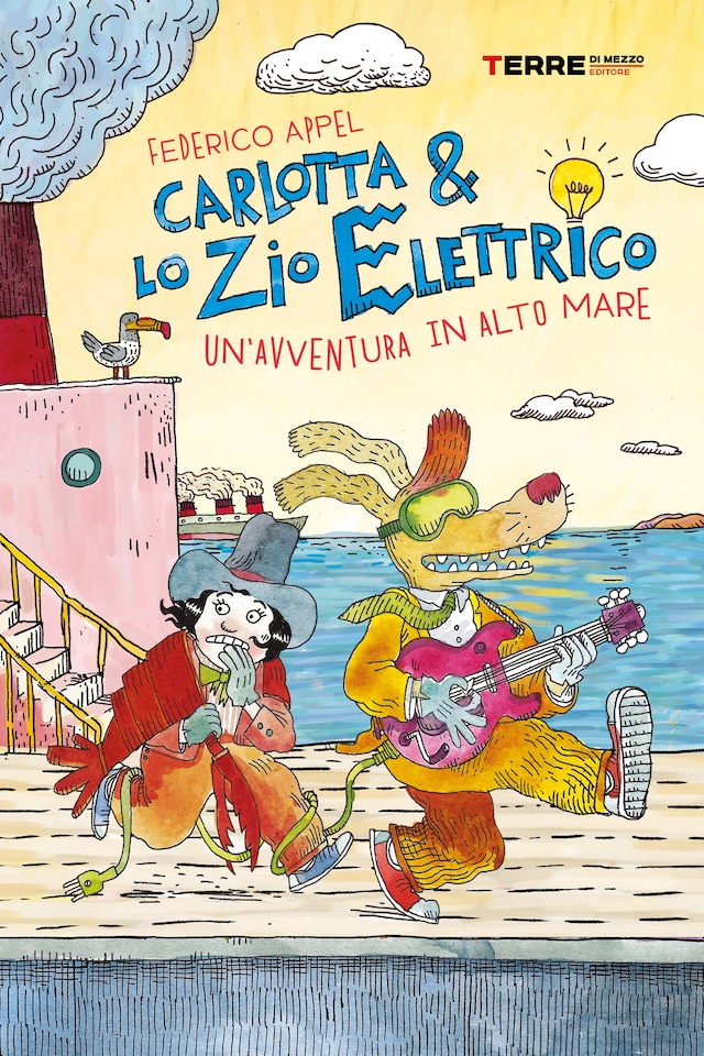Okładka książki dla Carlotta & lo Zio Elettrico. Un’avventura in alto mare