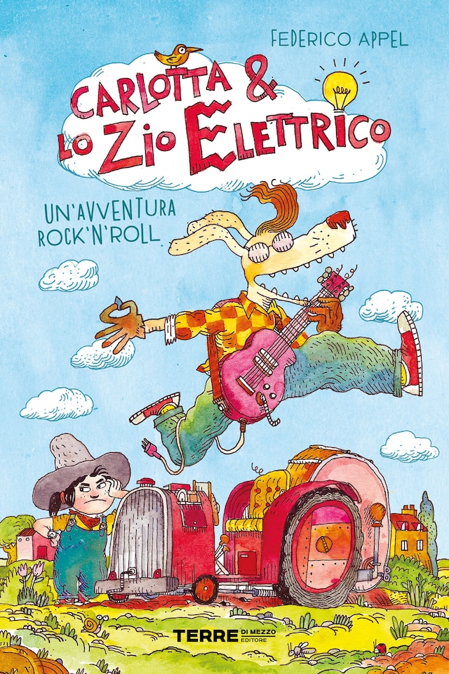 Book cover for Carlotta & lo zio elettrico. Un'avventura rock'n'roll
