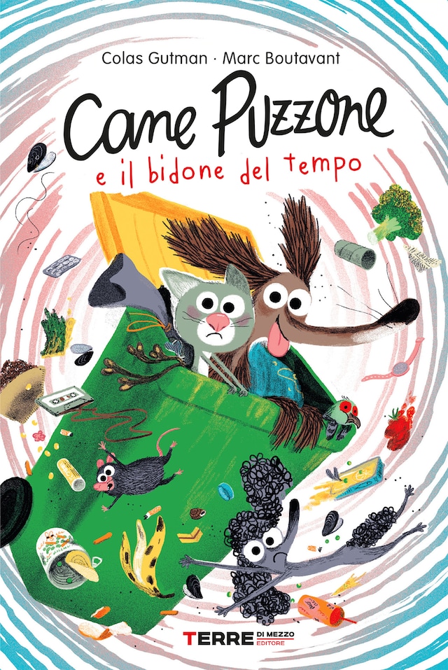 Book cover for Cane Puzzone e il bidone del tempo