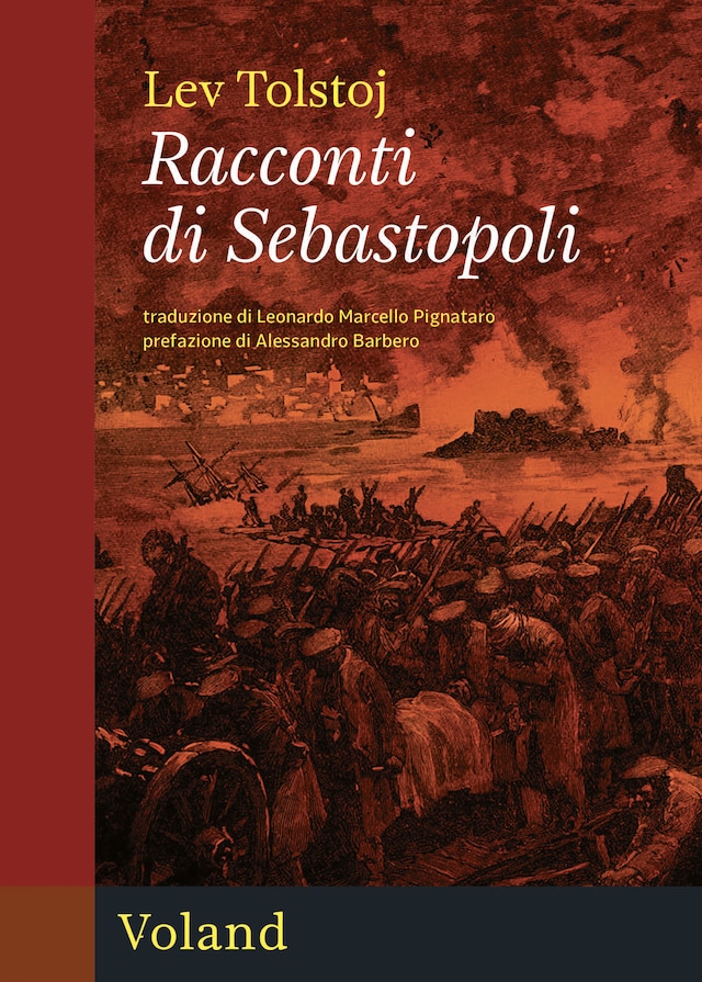 Kirjankansi teokselle Racconti di Sebastopoli