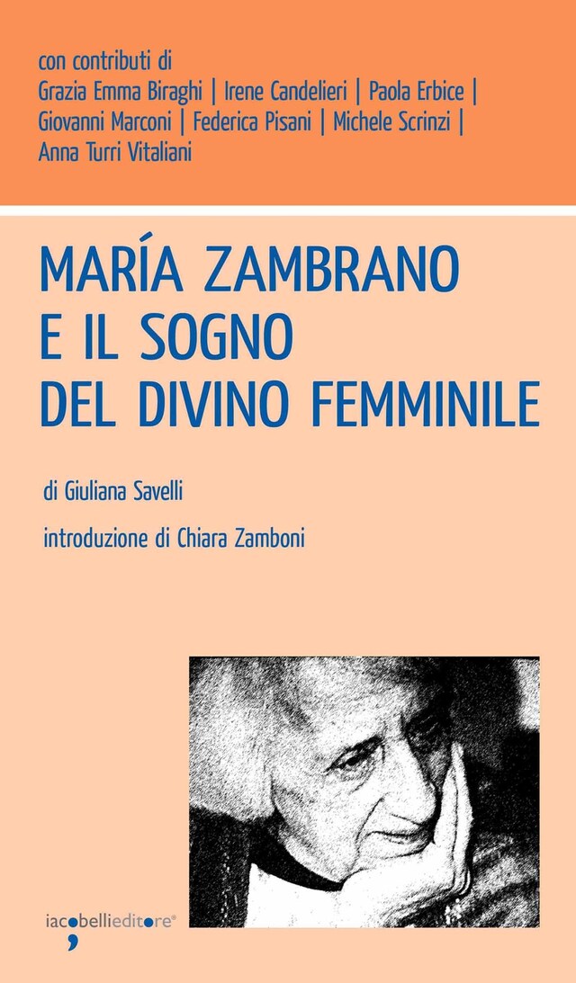 Boekomslag van María Zambrano e il sogno del divino femminile