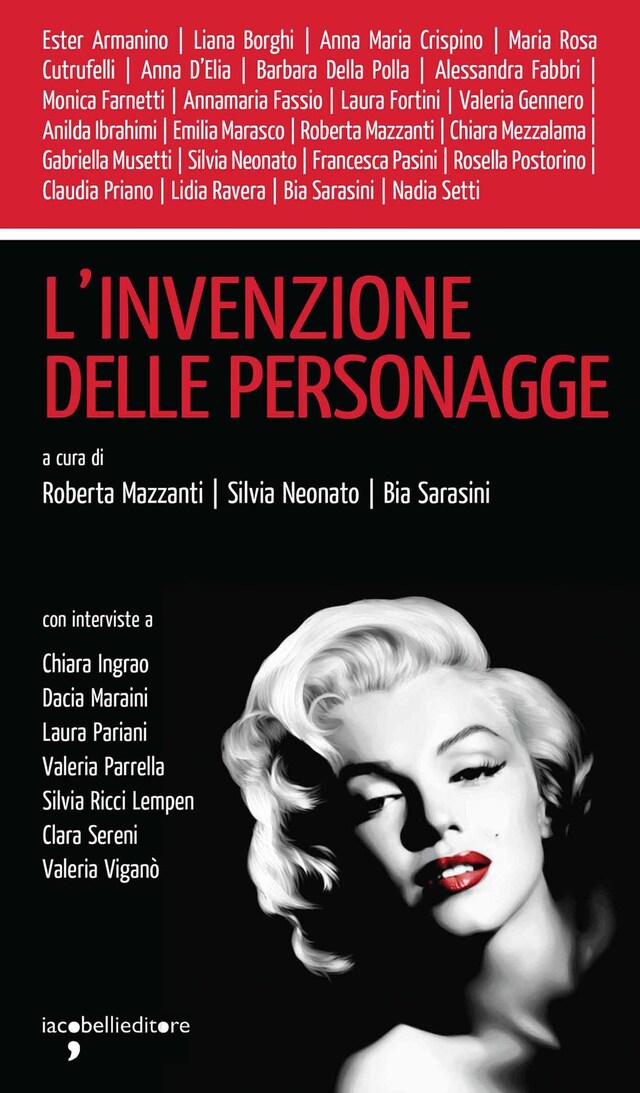 Book cover for L'invenzione delle personagge