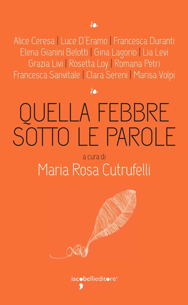 Book cover for Quella febbre sotto le parole