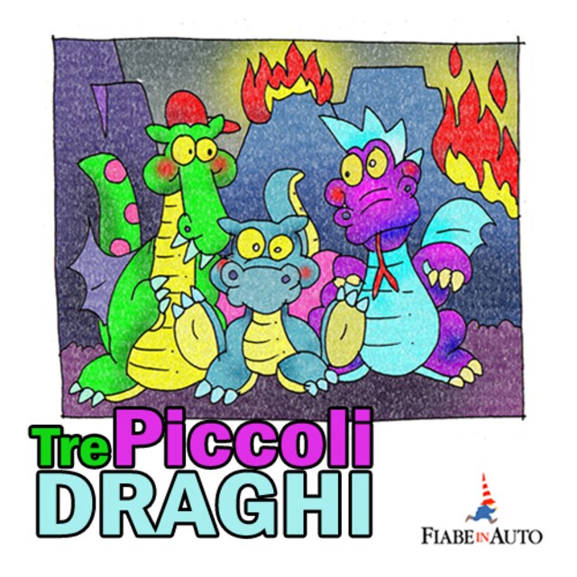 Portada de libro para Tre piccoli draghi