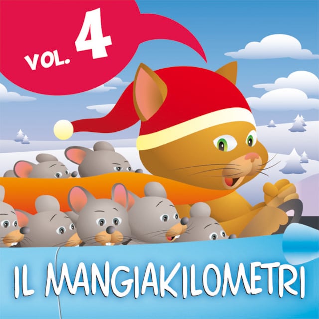 Boekomslag van Il Mangiakilometri Vol. 4. Natale