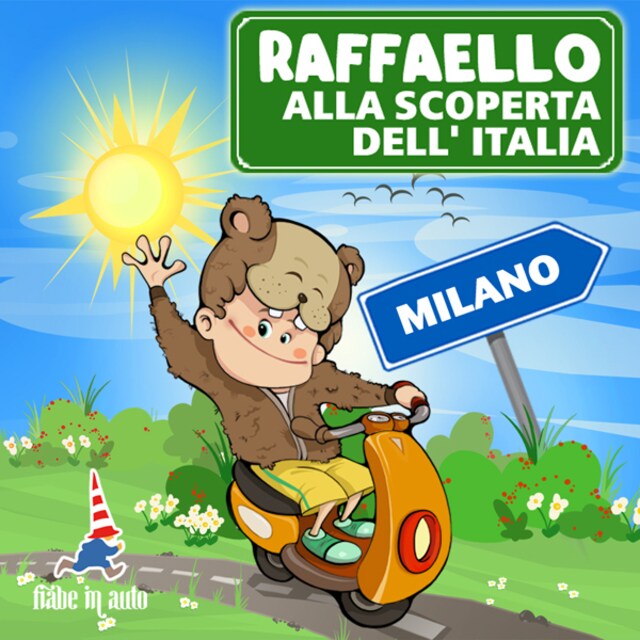 Kirjankansi teokselle Raffaello alla scoperta dell'Italia. Milano