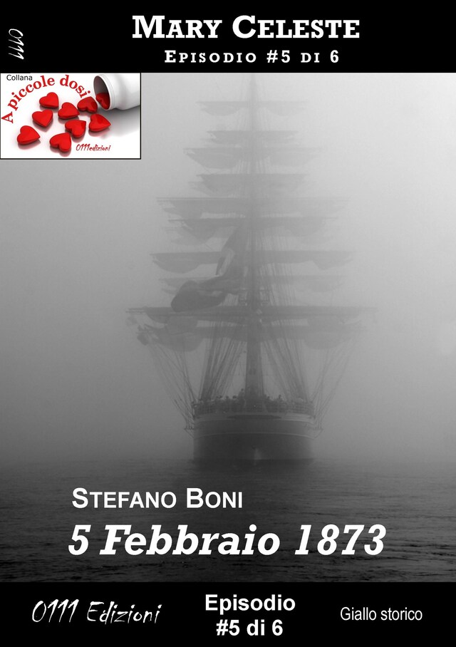 Kirjankansi teokselle 5 Febbraio 1873 - Mary Celeste ep. #5