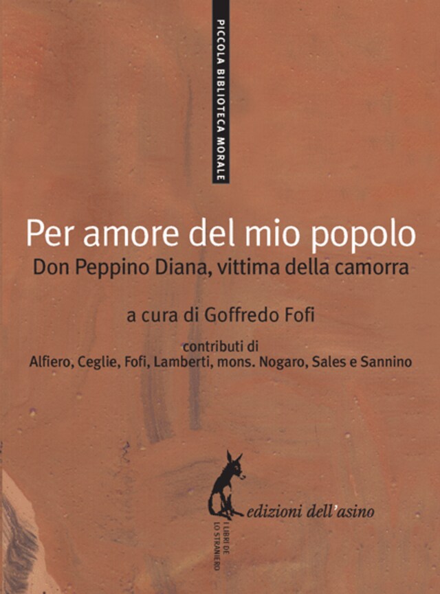 Copertina del libro per Per amore del mio popolo