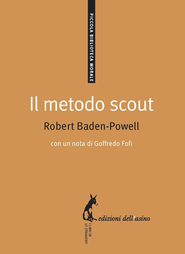 Book cover for Il metodo scout
