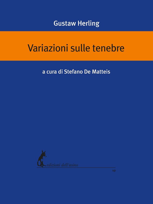 Portada de libro para Variazioni sulle tenebre