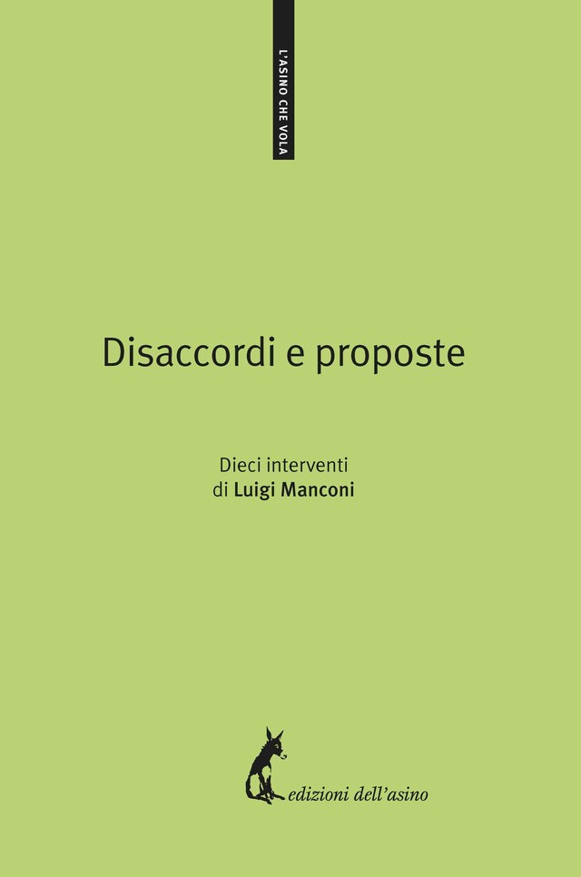 Book cover for Disaccordi e proposte. Dieci interventi di Luigi Manconi