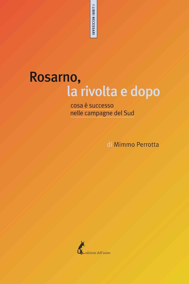 Copertina del libro per Rosarno, la rivolta e dopo