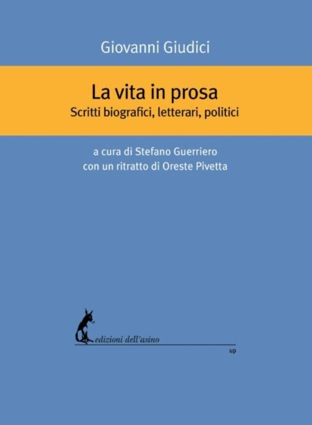 Book cover for La vita in prosa