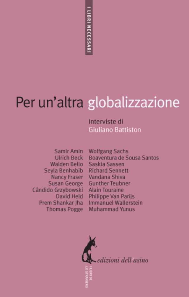 Book cover for Per un’altra globalizzazione