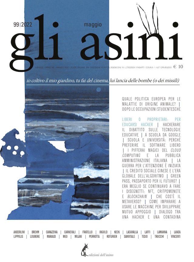 Book cover for Gli asini n.99 maggio 2022