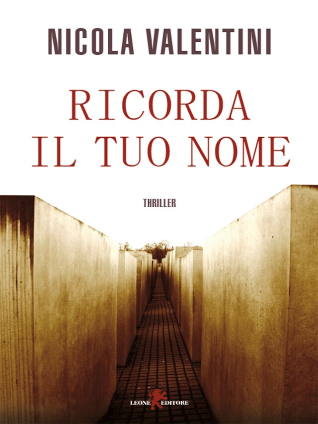 Kirjankansi teokselle Ricorda il tuo nome