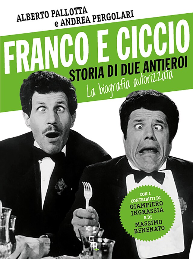 Book cover for Franco e Ciccio storia di due antieroi