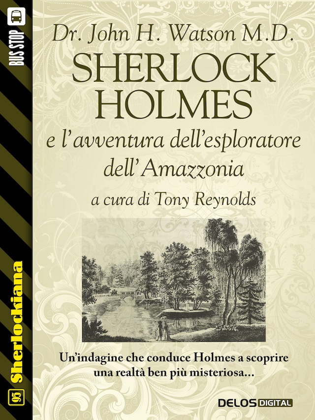 Kirjankansi teokselle Sherlock Holmes e l'avventura dell'esploratore dell'Amazzonia