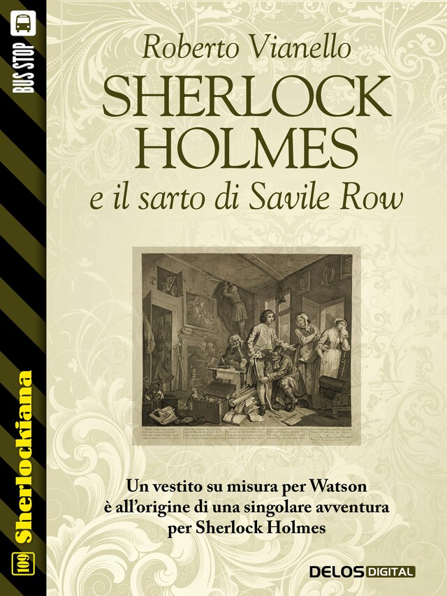 Boekomslag van Sherlock Holmes e il sarto di Savile Row