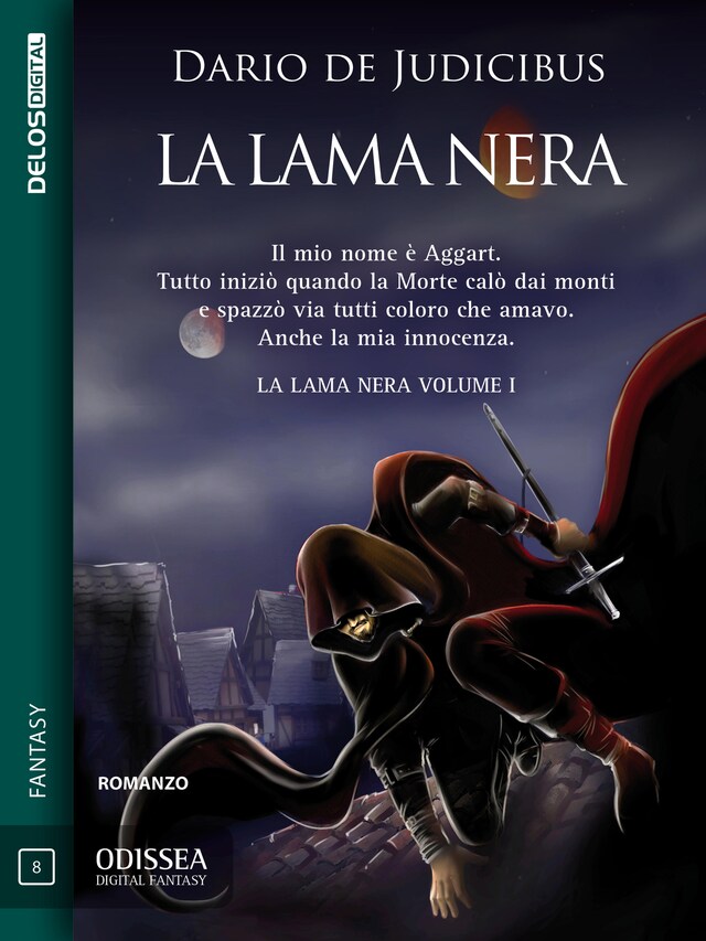 Copertina del libro per La Lama Nera