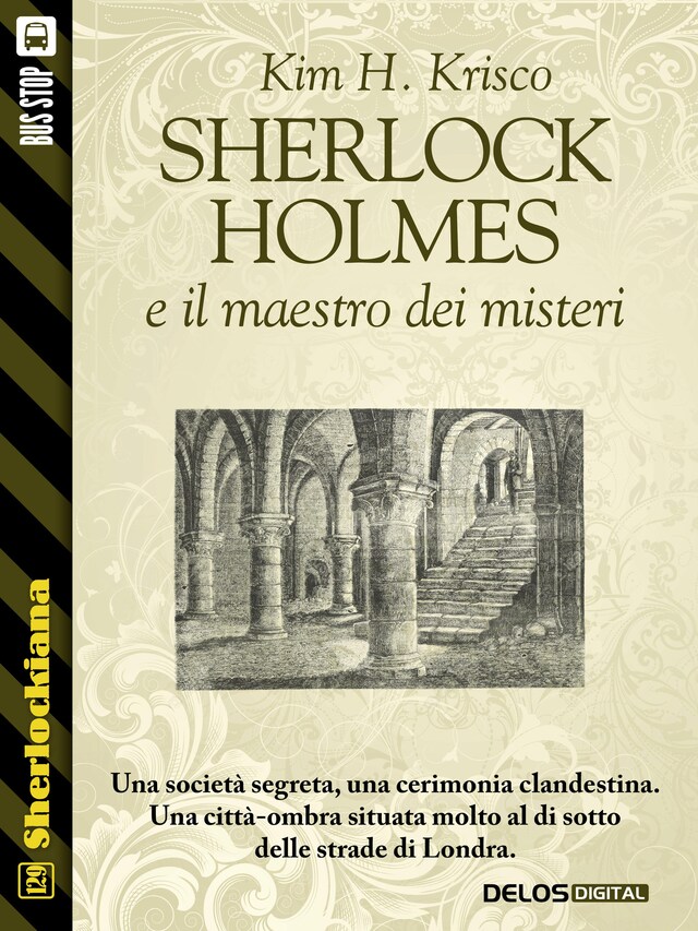 Portada de libro para Sherlock Holmes e il maestro dei misteri