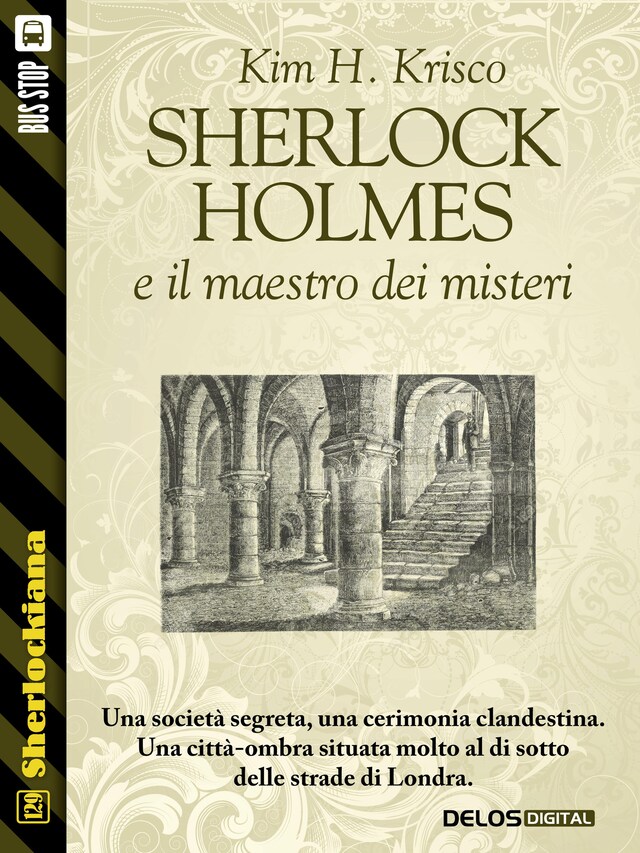 Kirjankansi teokselle Sherlock Holmes e il maestro dei misteri