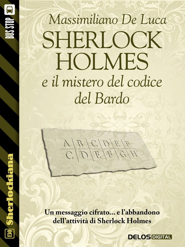 Portada de libro para Sherlock Holmes e il mistero del codice del Bardo