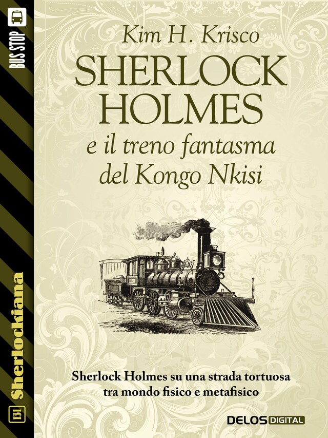 Kirjankansi teokselle Sherlock Holmes e il treno fantasma del Kongo Nkisi