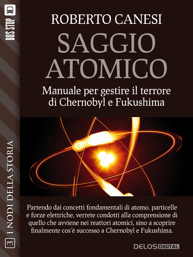 Portada de libro para Saggio Atomico - manuale per gestire il terrore di Chernobyl e Fukushima