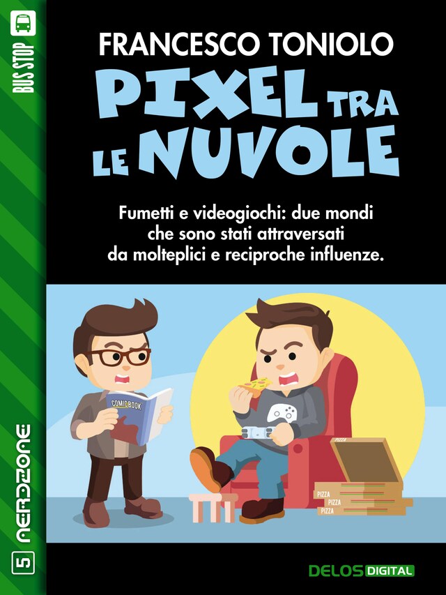 Buchcover für Pixel fra le nuvole