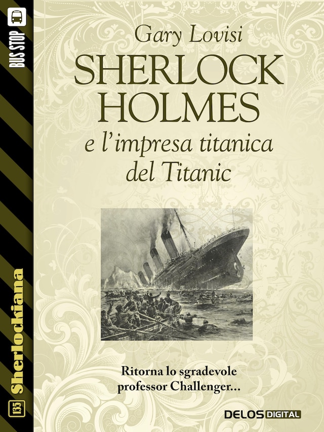 Buchcover für Sherlock Holmes e l'impresa titanica del Titanic