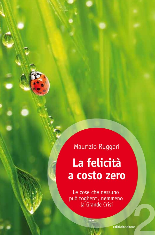 Book cover for La felicità a costo zero