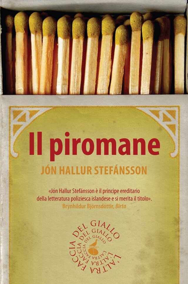 Buchcover für Il piromane