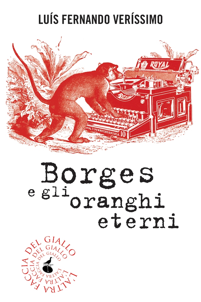 Copertina del libro per Borges e gli oranghi eterni