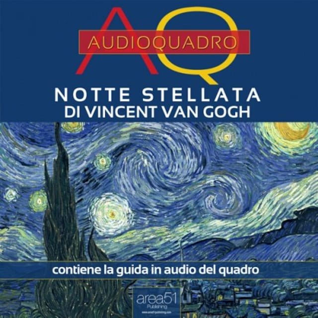Copertina del libro per Notte stellata di Vincent Van Gogh. Audioquadro