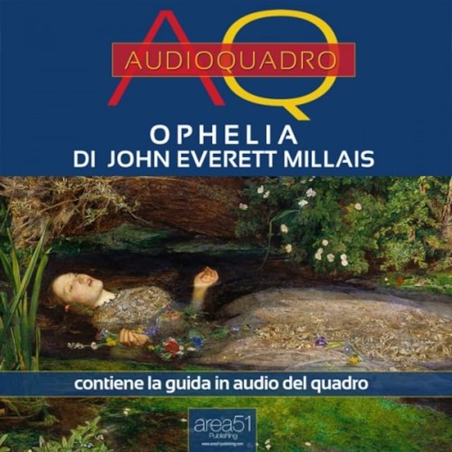 Book cover for Ophelia di John Everett Millais. Audioquadro