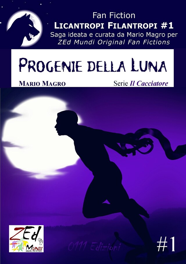 Copertina del libro per Progenie della Luna. Licantropi Filantropi #1