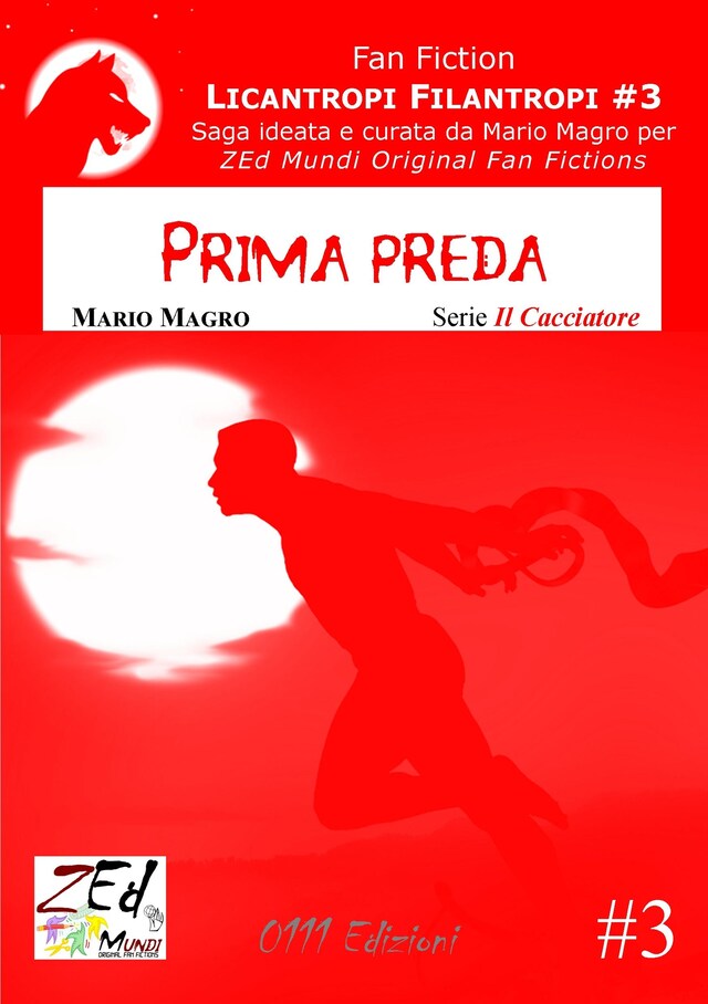 Book cover for Prima preda. Licantropi Filantropi #3