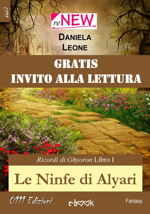 Kirjankansi teokselle Le Ninfe di Alyari - Invito alla lettura