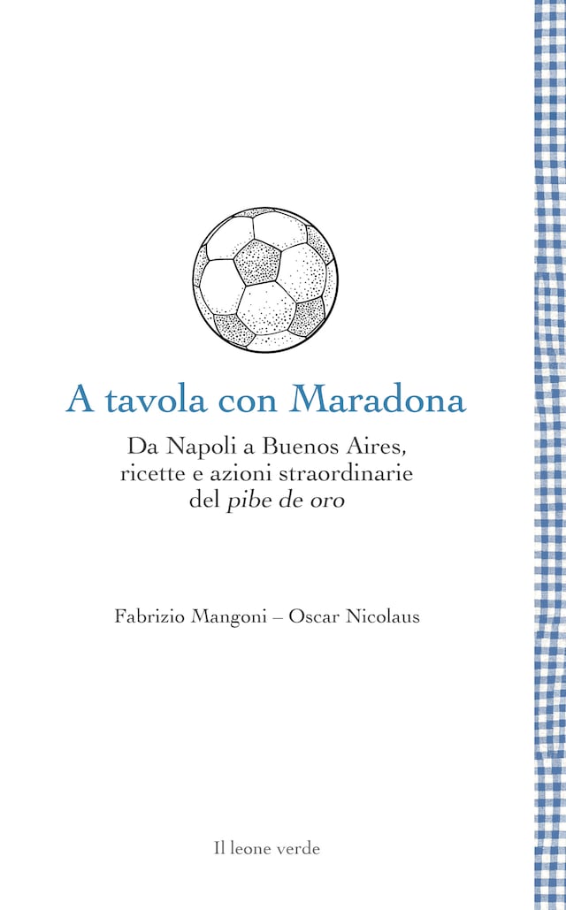 Copertina del libro per A tavola con Maradona