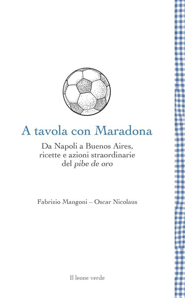 Okładka książki dla A tavola con Maradona