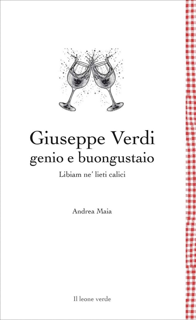 Book cover for Giuseppe Verdi genio e buongustaio