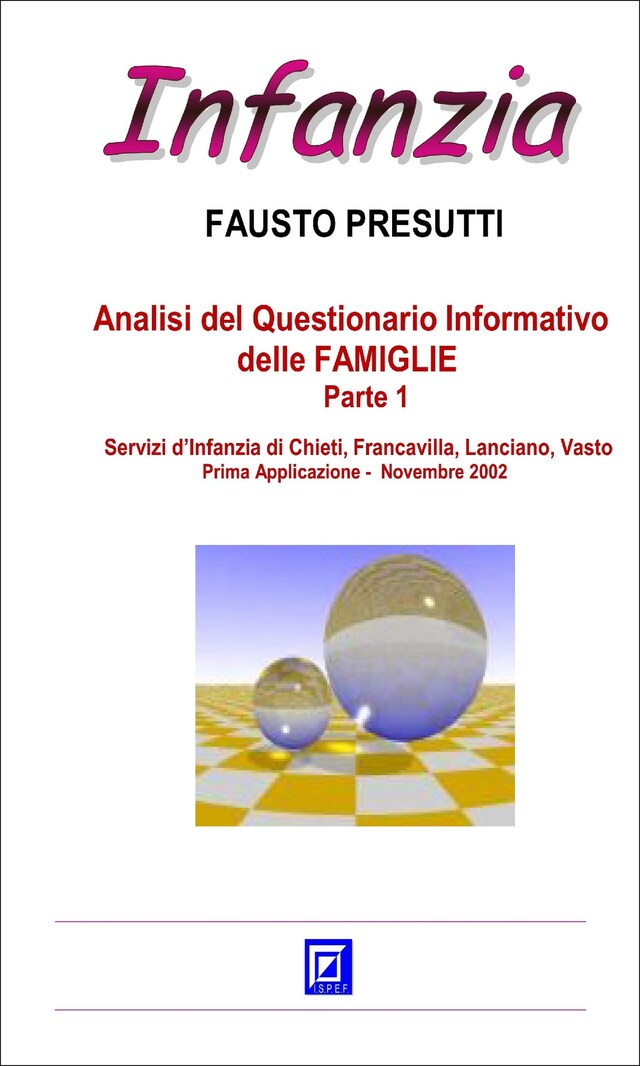 Portada de libro para Analisi del Questionario Informativo delle FAMIGLIE Parte 1