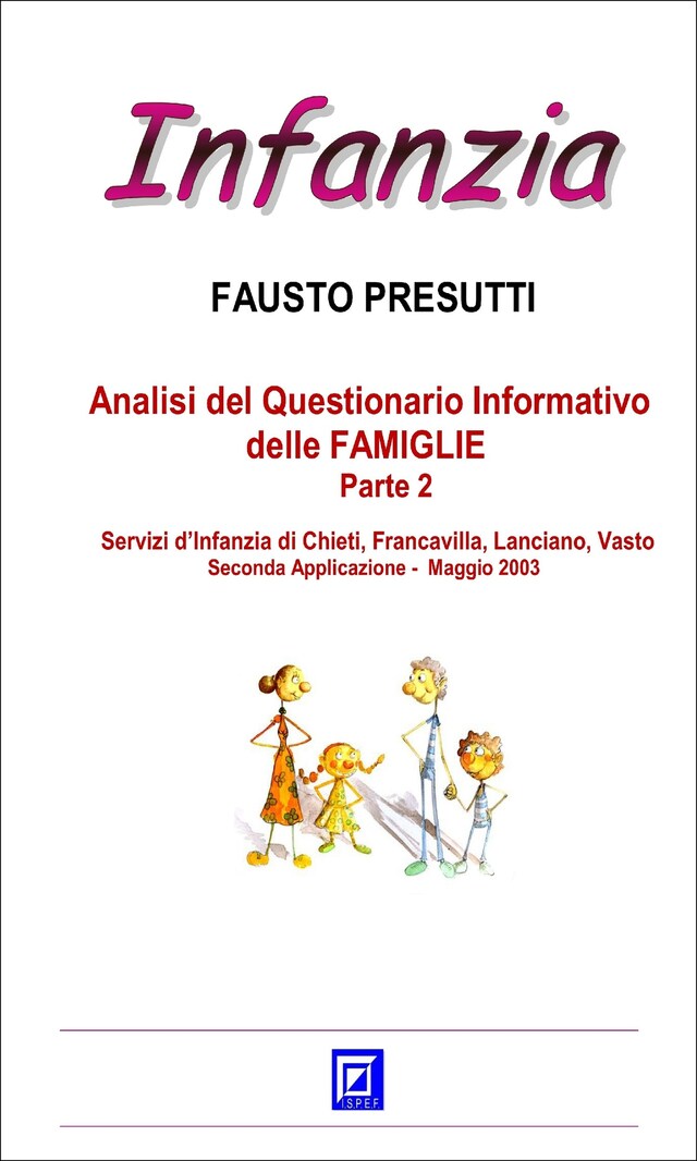 Book cover for Analisi del Questionario Informativo delle FAMIGLIE Parte 2